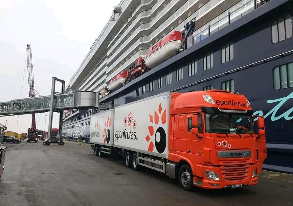 Eporifrutas abastece hortofrutícolas na viagem inaugural do MS2